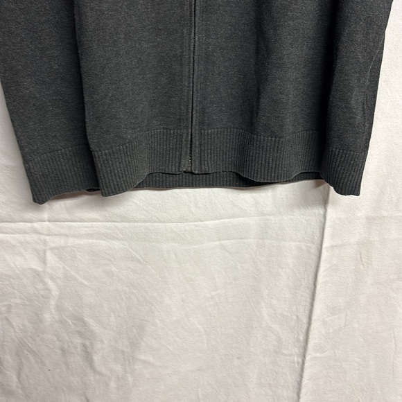 ESPRIT Men’s Essentials Gray Full Zip Sweater Size Medium - Picture 8 of 9